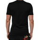 Black Goodluck 2021 Cotton Crew Neck T-shirt
