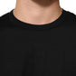 Black Goodluck 2021 Cotton Crew Neck T-shirt