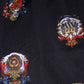 Blue Heraldic Crest Print Polo Shirt T-shirt
