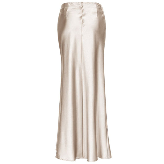 White Polyester Skirt