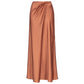 Brown Polyester Skirt