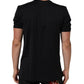Black Goodluck 2018 Cotton Crew Neck T-shirt