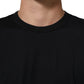 Black Goodluck 2018 Cotton Crew Neck T-shirt