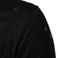 Black Musical Print Cotton Crew Neck T-shirt