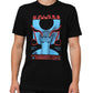 Black Musical Print Cotton Crew Neck T-shirt