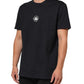Black Logo Compass Cotton Crew Neck T-shirt