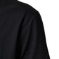 Black Logo Compass Cotton Crew Neck T-shirt