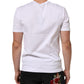 White Cotton Crew Neck Short Sleeves