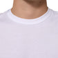 White Cotton Crew Neck Short Sleeves