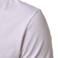 White Cotton Crew Neck Short Sleeves