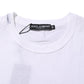 White Cotton Crew Neck Short Sleeves