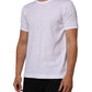 White Goodluck 2021 Cotton Crew Neck  T-shirt