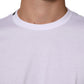 White Goodluck 2021 Cotton Crew Neck  T-shirt