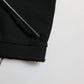 Black Cotton Graphic Print PoloShirt T-shirt