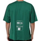 Green Cotton Graphic Logo Print Crewneck T-shirt