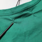 Green Cotton Graphic Logo Print Crewneck T-shirt