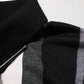 Black White Polka Dot Collared Polo T-shirt
