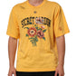 Yellow Secret Graden Floral Cotton Crew Neck T-shirt