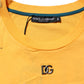 Yellow Secret Graden Floral Cotton Crew Neck T-shirt
