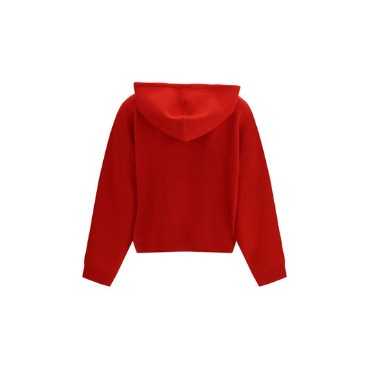 CROPPED WOOL HOODIE