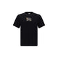 Checked logo cotton T-shirt