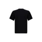 Checked logo cotton T-shirt