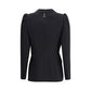 Black single-breasted jacket