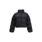 Cropped Puffer Jacket with logo motif