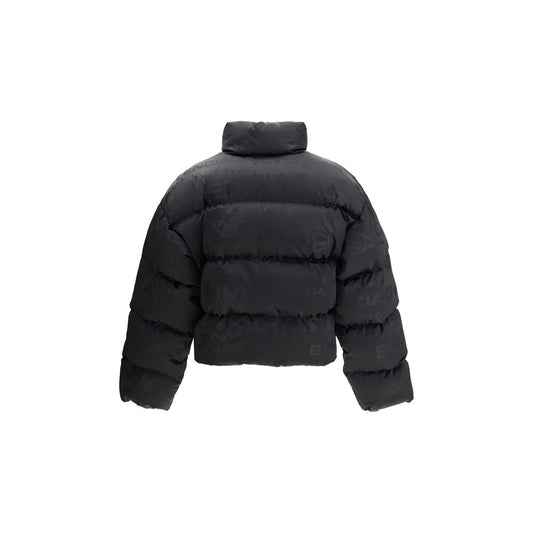 Cropped Puffer Jacket with logo motif