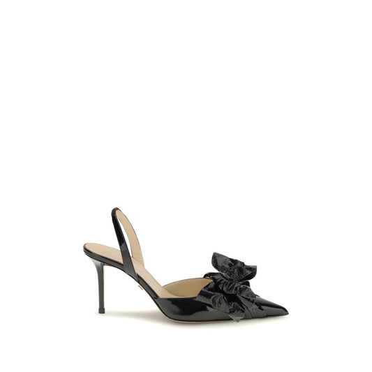 ''LE CADEAU'' WRAPPED LEATHER SLINGBACKS