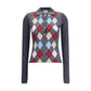 Print polo Sweater