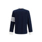Cotton Polo shirt with white collar and cuffs