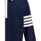 Cotton Polo shirt with white collar and cuffs