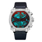 Blue Leather Watch