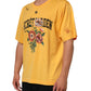 Yellow Secret Graden Floral Cotton CrewNeck T-shirt