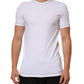 White Cotton Round Neck Men Underwear T-shirt