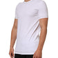White Cotton Round Neck Men Underwear T-shirt
