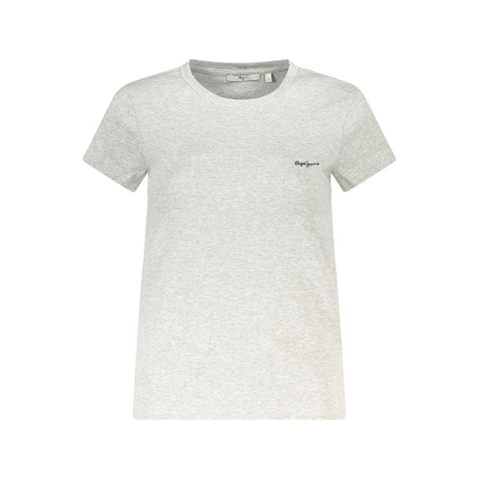 Gray Cotton Tops & T-Shirt