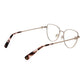 Gold Women Glasses Frame