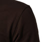 Brown Coin Laurel Print Men Crew Neck T-shirt