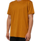 Golden Brown Crew Neck Short Sleeve T-shirt