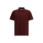 Polo with striped detail