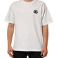 White Cotton Logo Print Crew Neck T-shirt