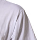 White Graphic Print Cotton Crew Neck T-shirt
