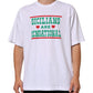 White Graphic Print Cotton CrewNeck T-shirt