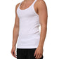 White Sleeveless Round Neck Tank Top T-shirt