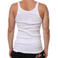 White Sleeveless Round Neck Tank Top T-shirt