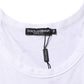 White Sleeveless Round Neck Tank T-shirt