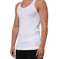 White Sleeveless Round Neck Tank Top T-shirt