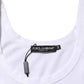 White Sleeveless Round Neck Tank Top T-shirt
